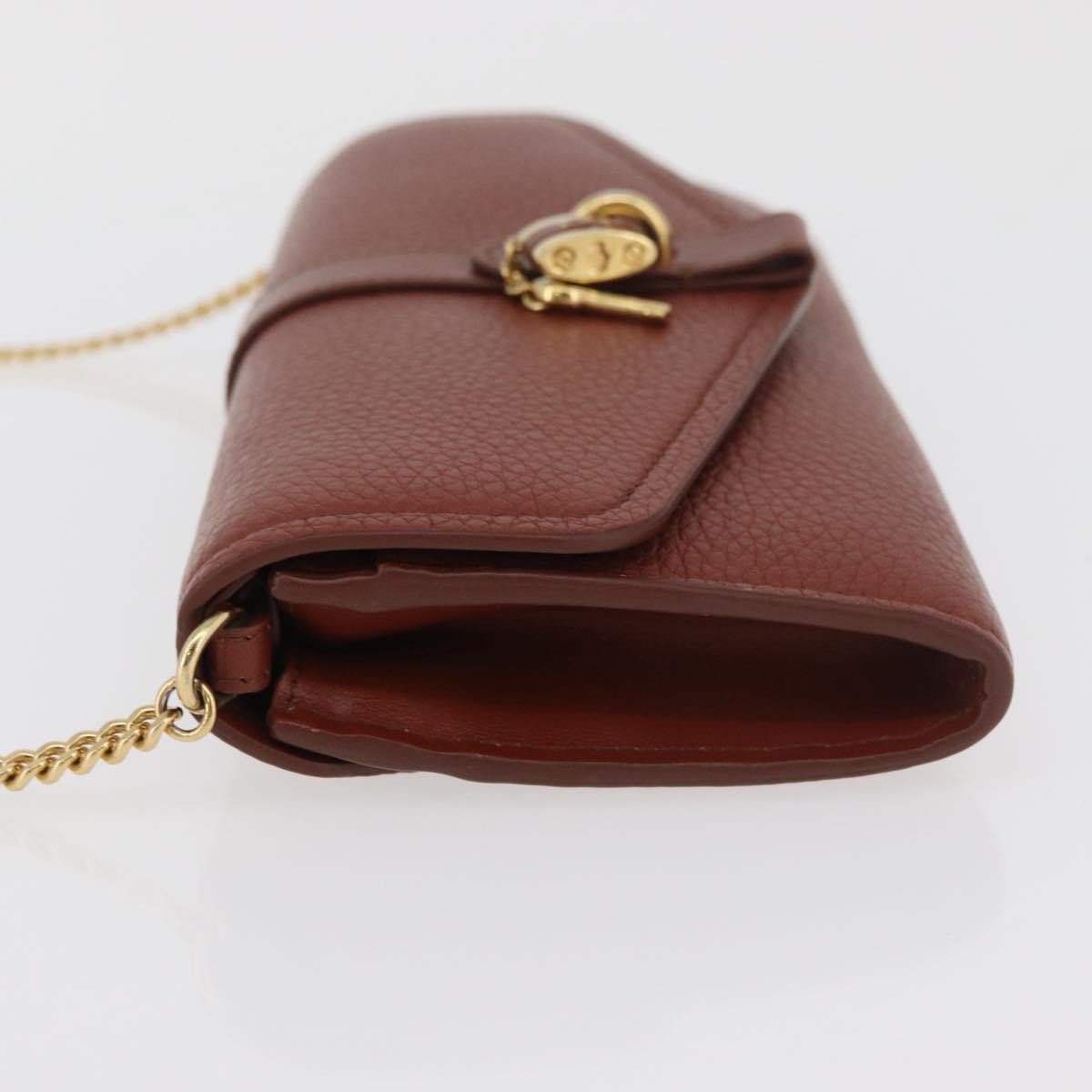 Chloé Chloe Aby Chain Leather Bruin