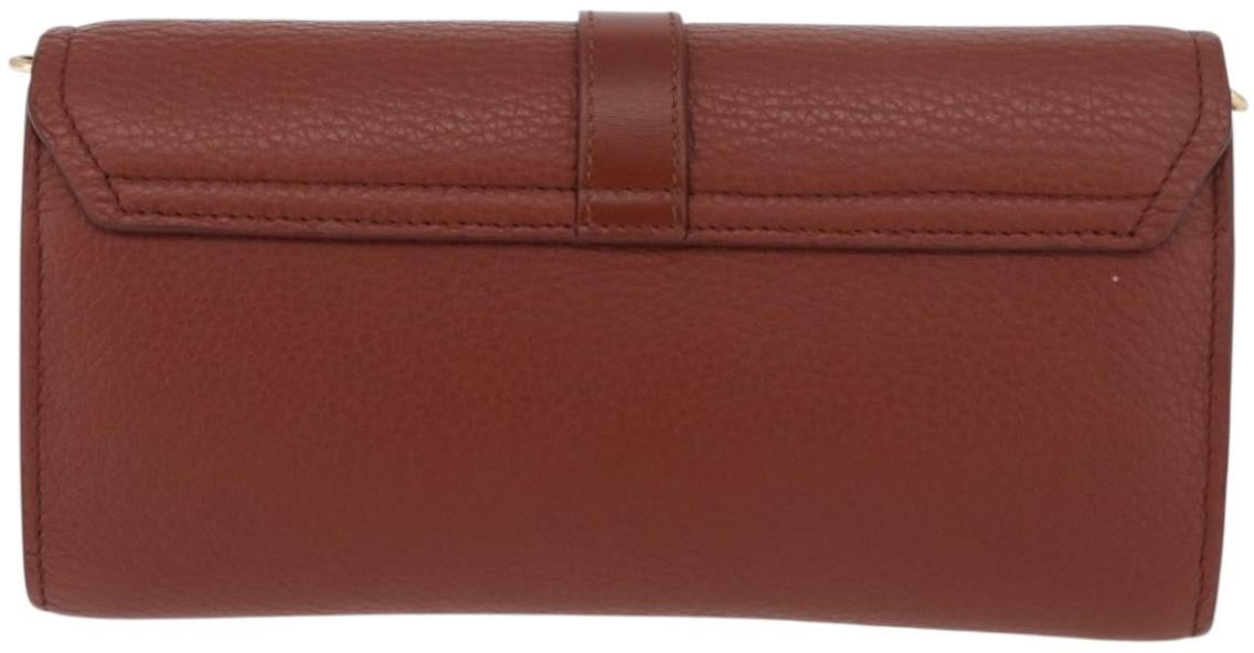Chloé Chloe Aby Chain Leather Bruin