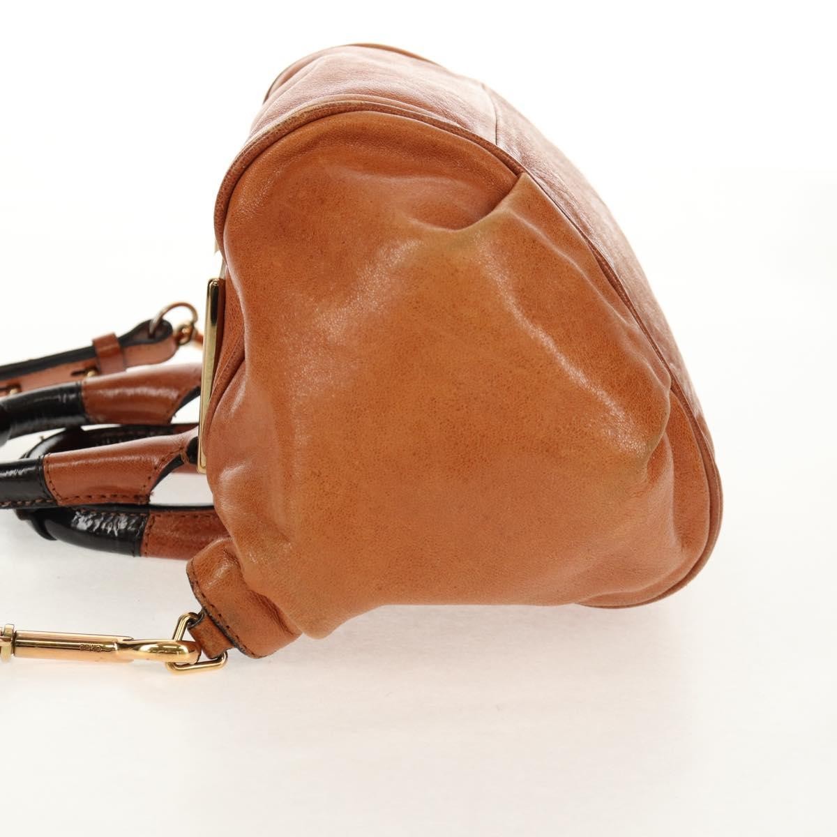 Chloé Chloe Ethel Top Handle Bag Leather Bruin