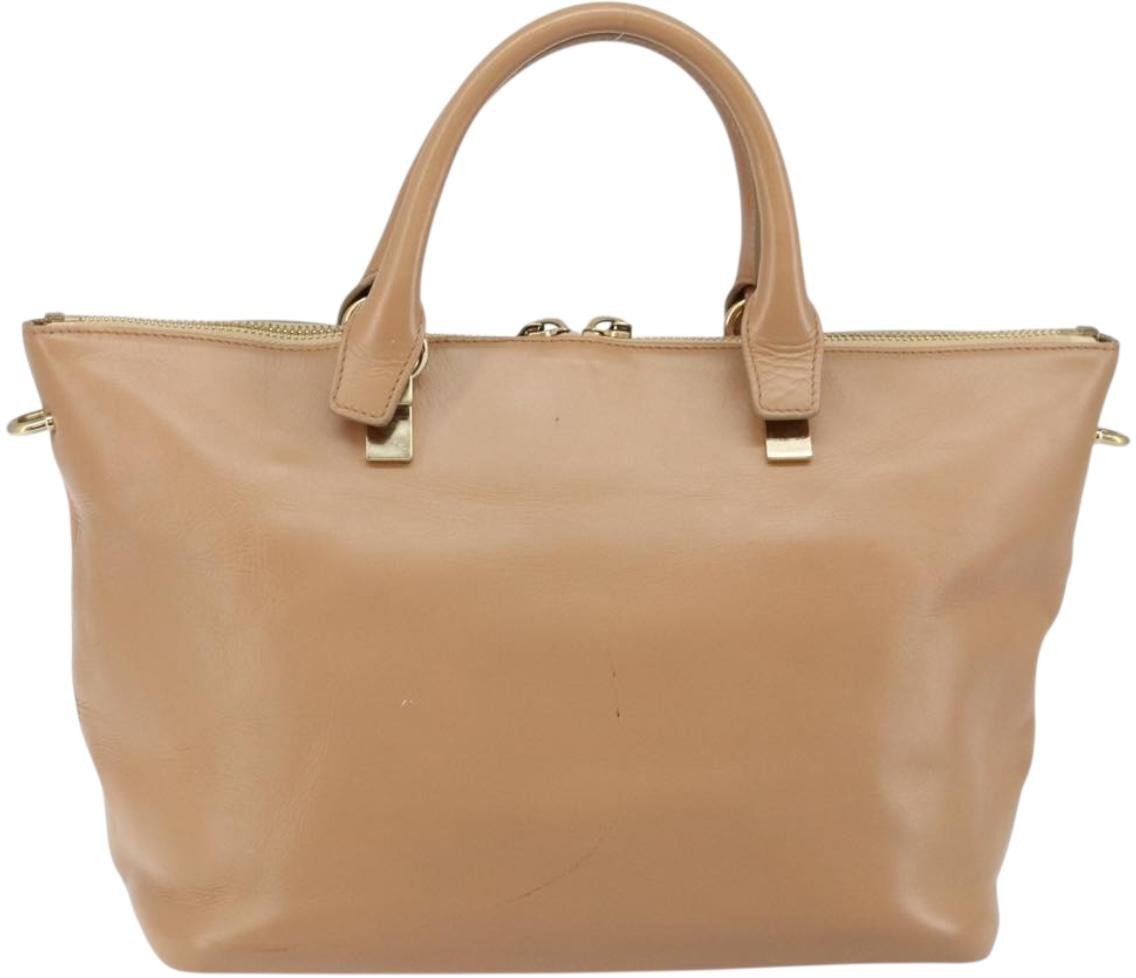 Chloé Chloe Bicolor Baylee Satchel Leather Medium Oranje