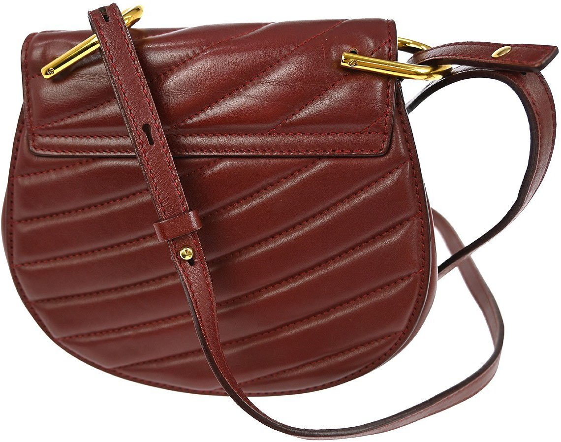 Chloé Chloe Drew Bijou Crossbody Bag Quilted Leather Mini Divers