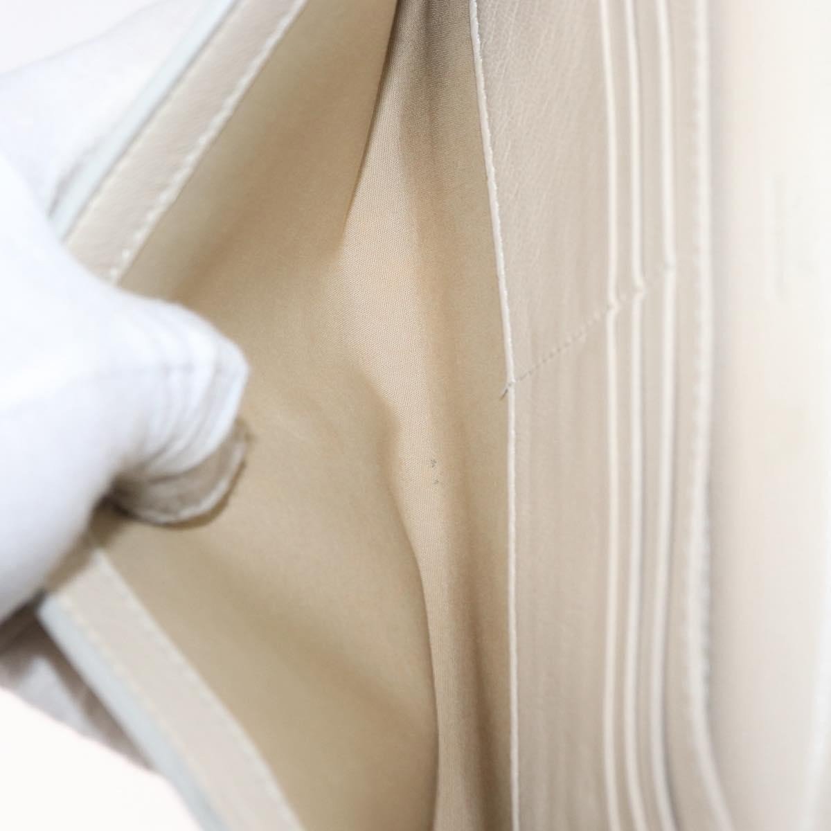 Chloé Chloe Chain Flap Crossbody Bag Leather Beige