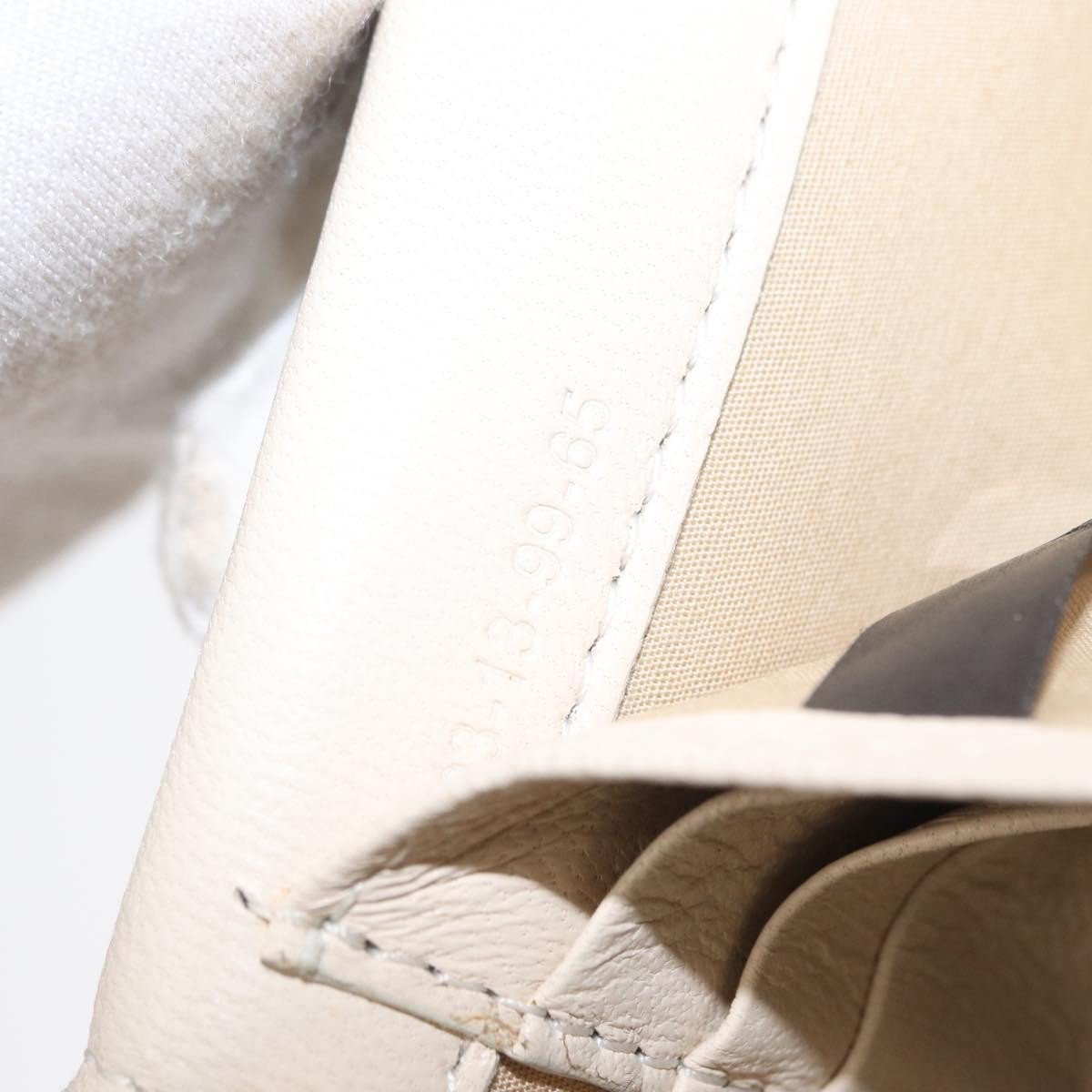 Chloé Chloe Chain Flap Crossbody Bag Leather Beige