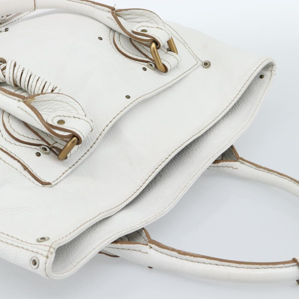 Chloé Chloe Paddington Lock Tote Leather Divers