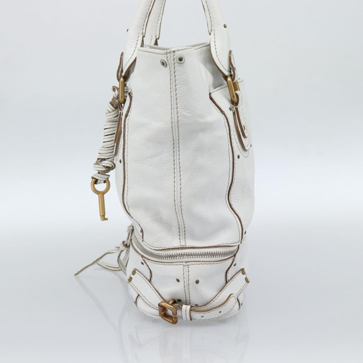 Chloé Chloe Paddington Lock Tote Leather Divers