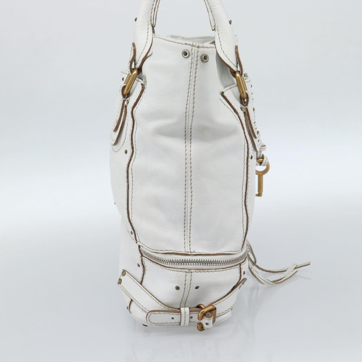 Chloé Chloe Paddington Lock Tote Leather Divers
