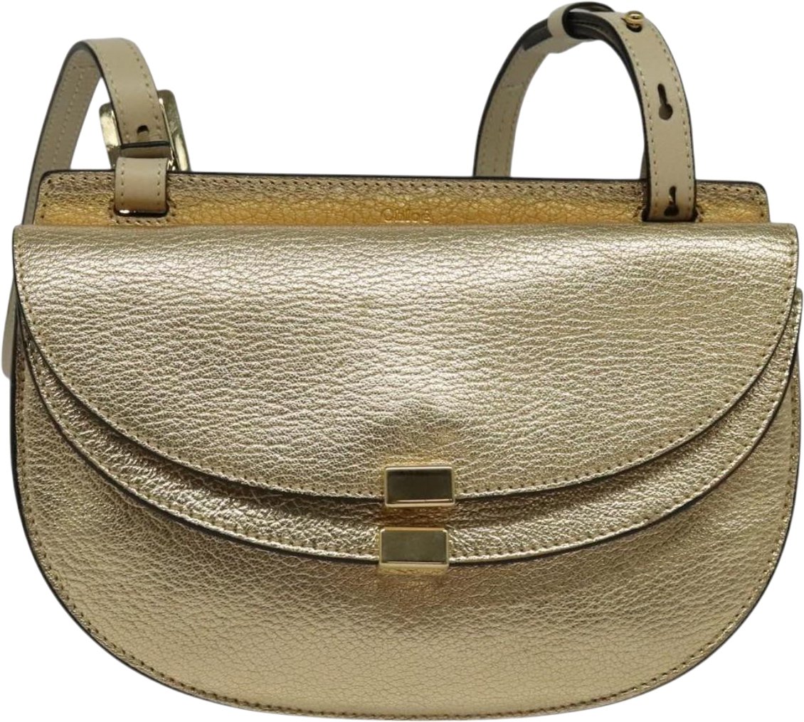 Chloé Chloe Georgia Leather Mini Goud