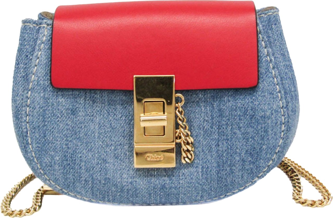 Chloé Chloe Drew Crossbody Backpack Leather Mini Divers