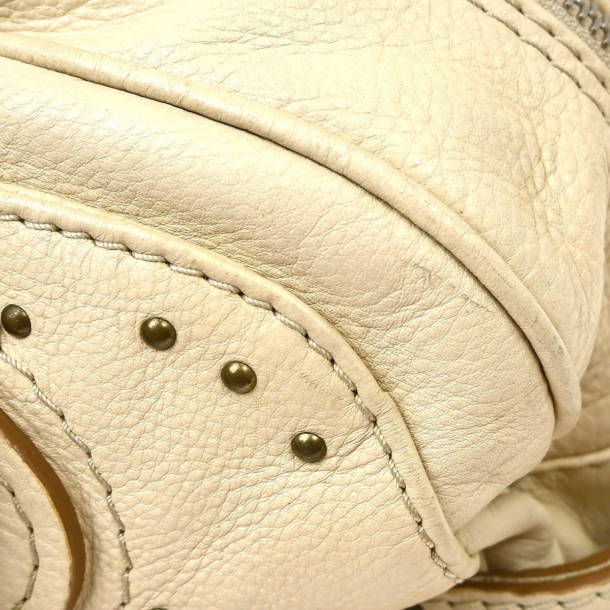 Chloé Chloe Paddington Lock Leather large Beige