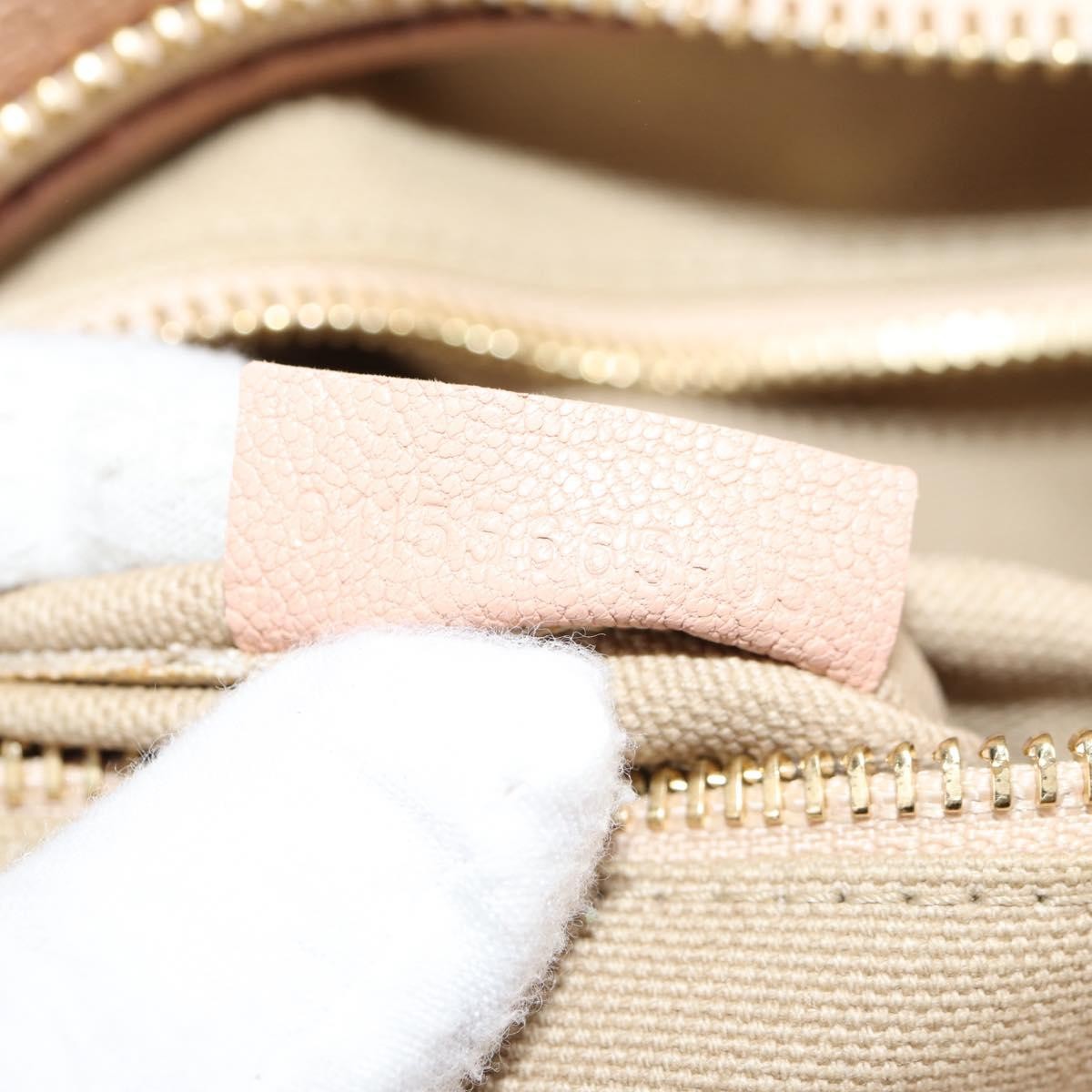 Chloé Chloe Everston Satchel Leather Large Beige