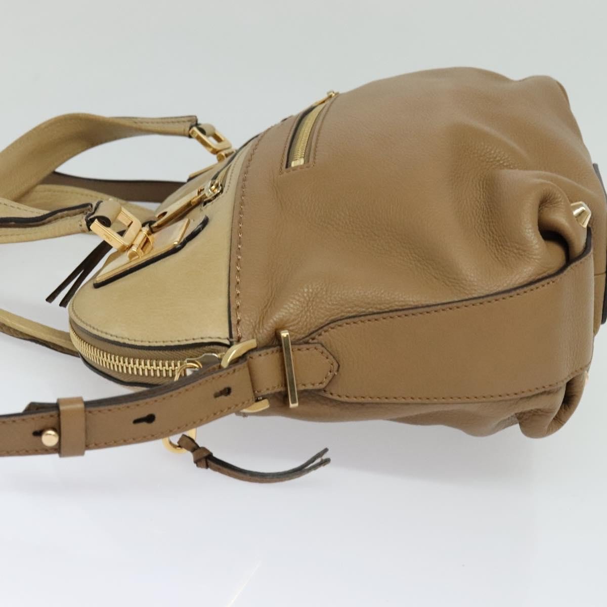 Chloé Chloe Angie Tote Leather Medium Bruin