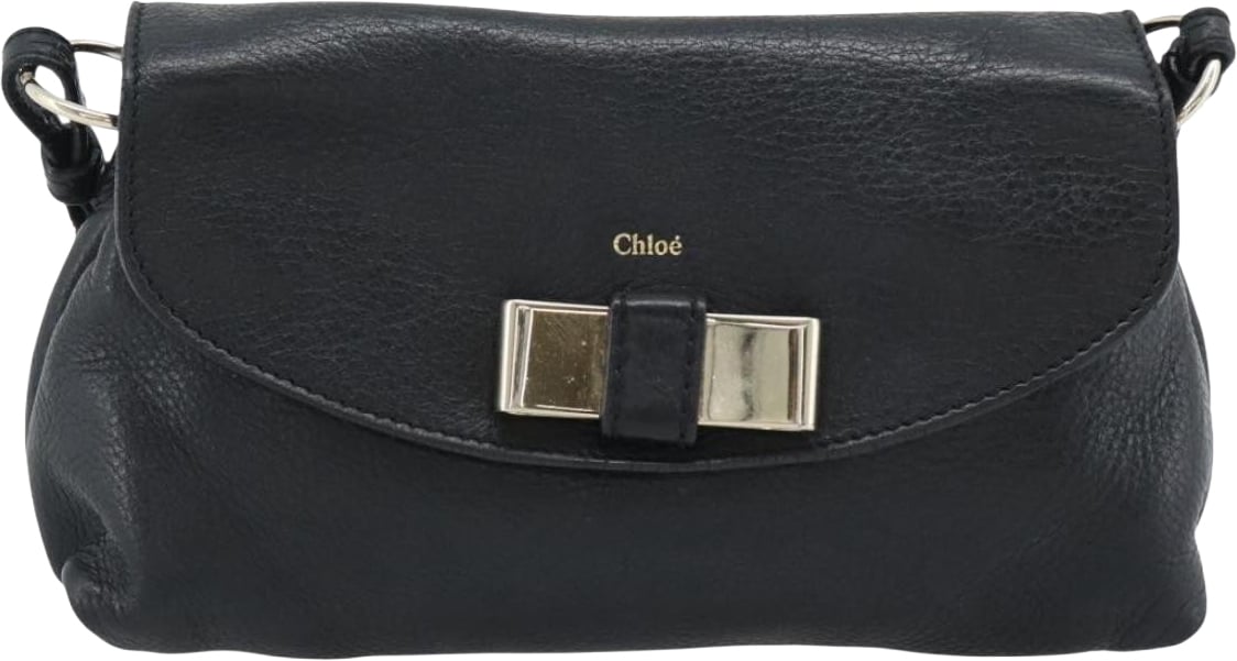 Chloé Chloe Lily Leather Zwart
