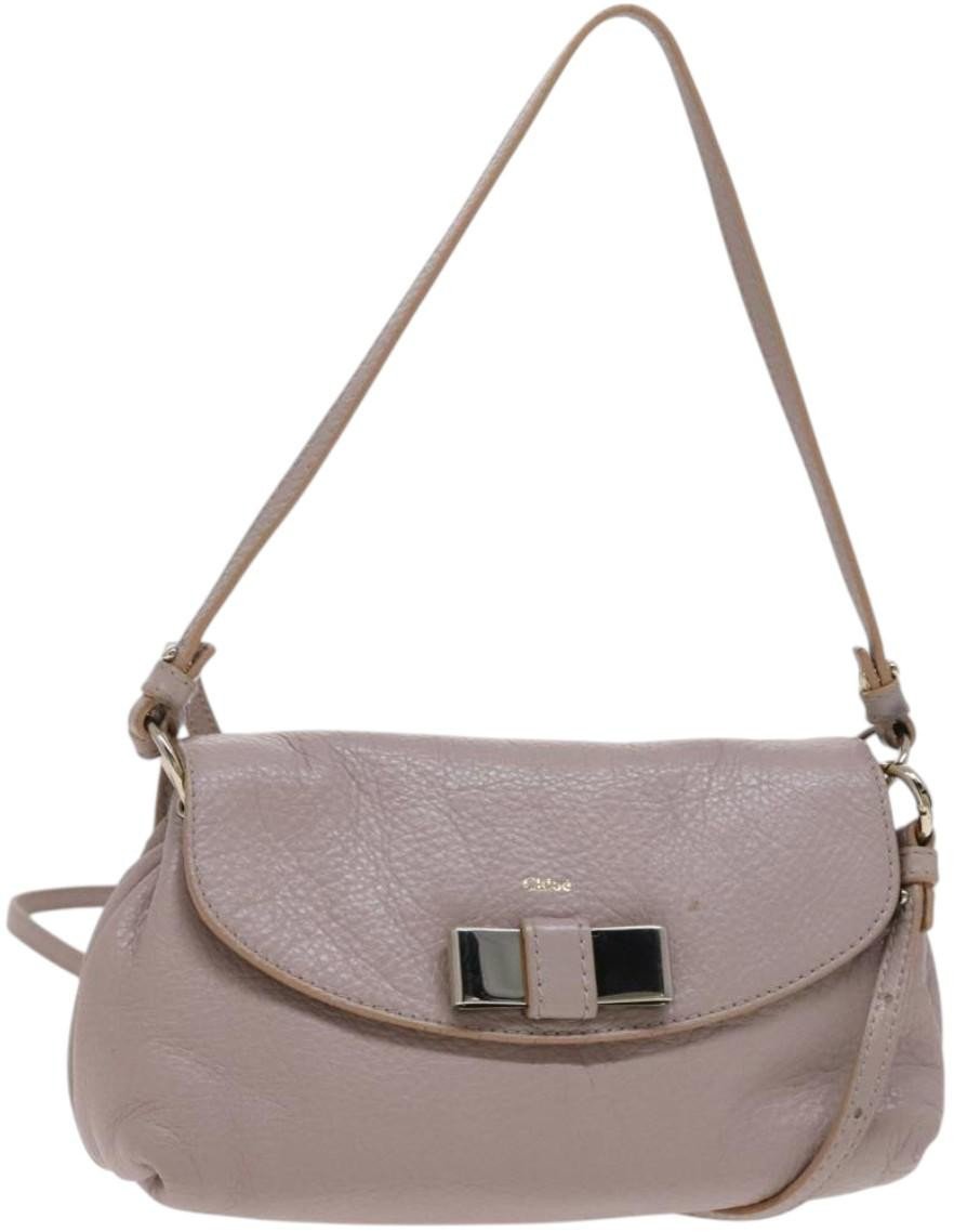 Chloé Chloe Lily Shoulder bag Leather Paars