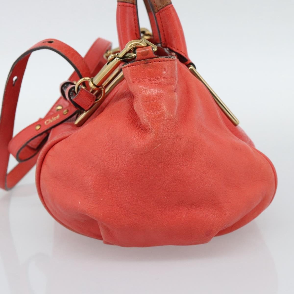 Chloé Chloe Ethel Leather Rood