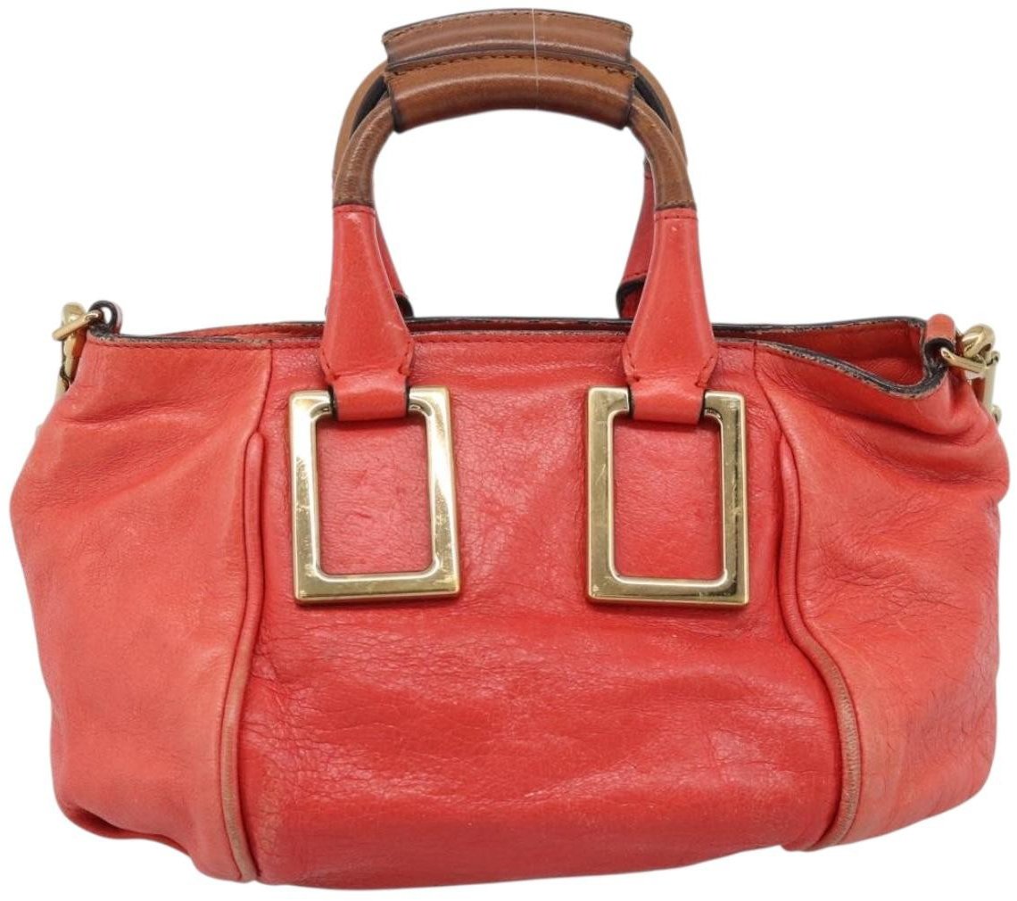 Chloé Chloe Ethel Leather Rood