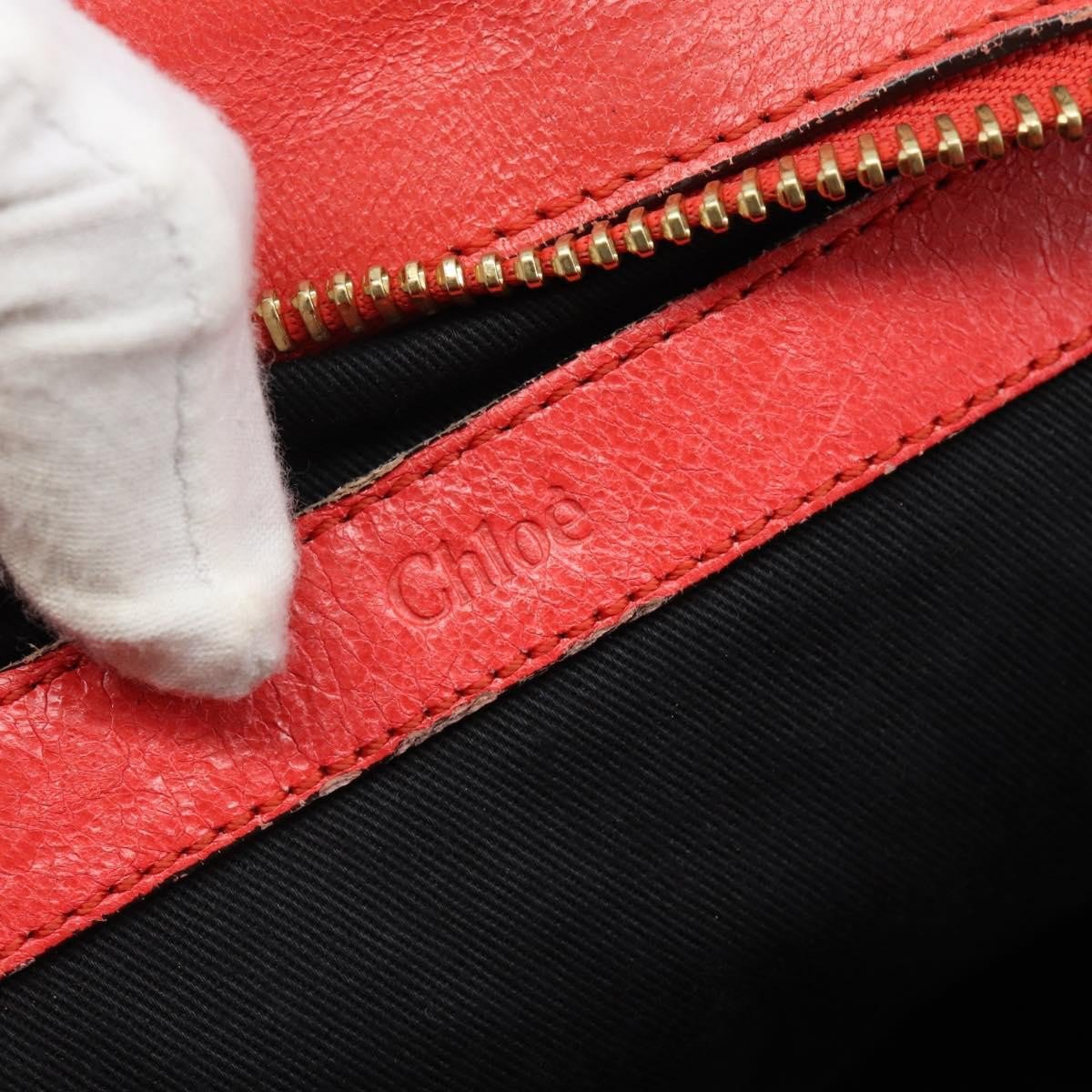 Chloé Chloe Ethel Leather Rood