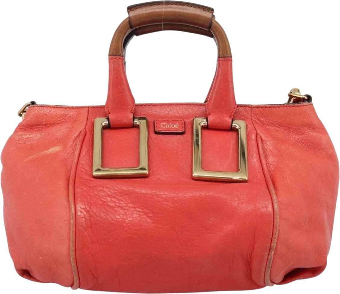 Chloé Chloe Ethel Leather Rood