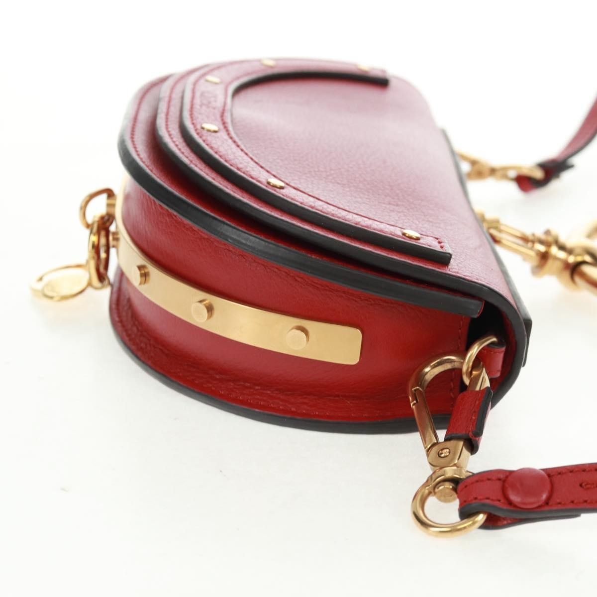 Chloé Chloe Nile Minaudière Leather Rood