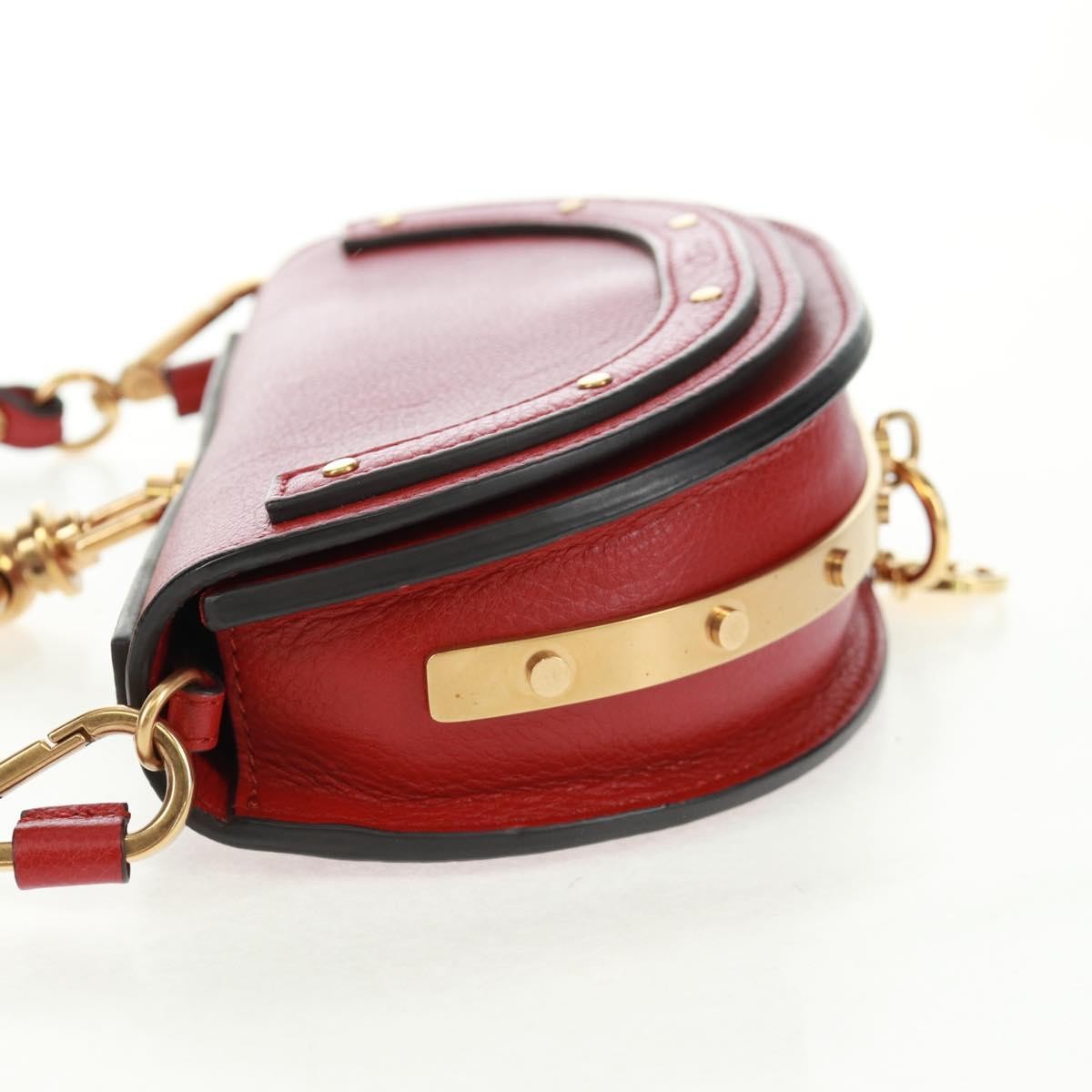Chloé Chloe Nile Minaudière Leather Rood