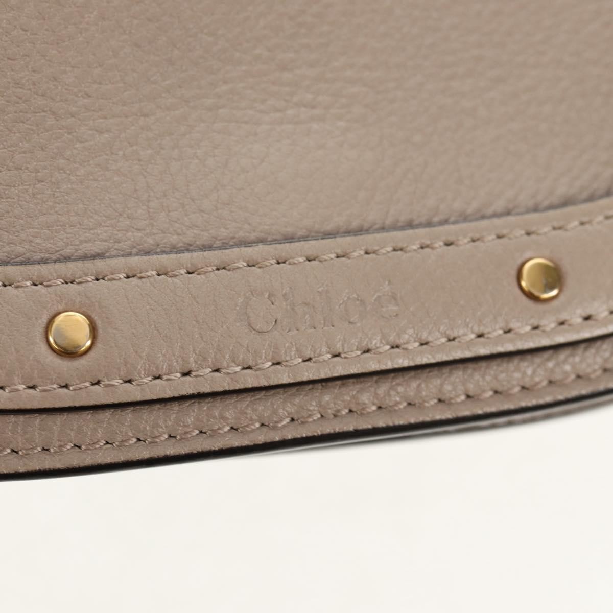 Chloé Chloe Nile Crossbody Bag Leather Medium Beige