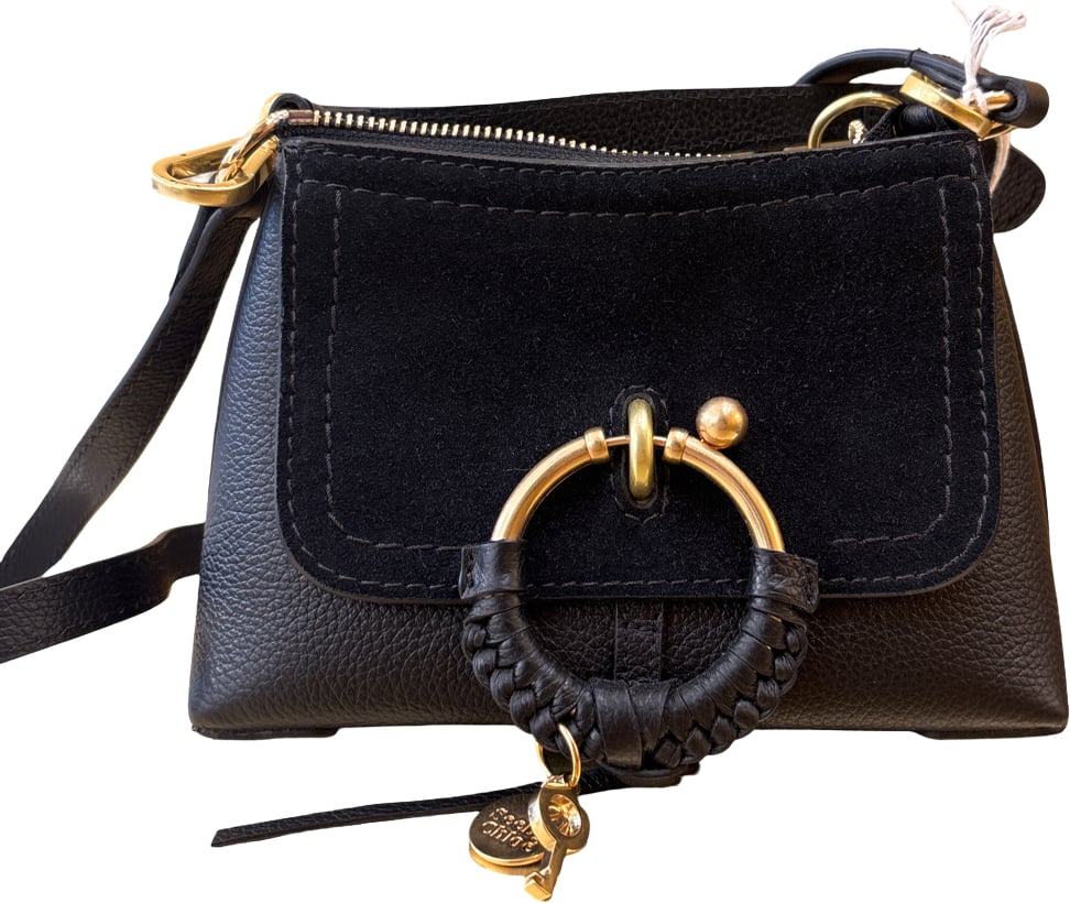 Chloé Chloe Faye Day Leather Mini Zwart