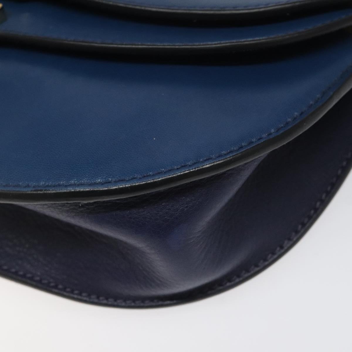 Chloé Chloe Georgia Shoulder Bag Leather Medium Blauw