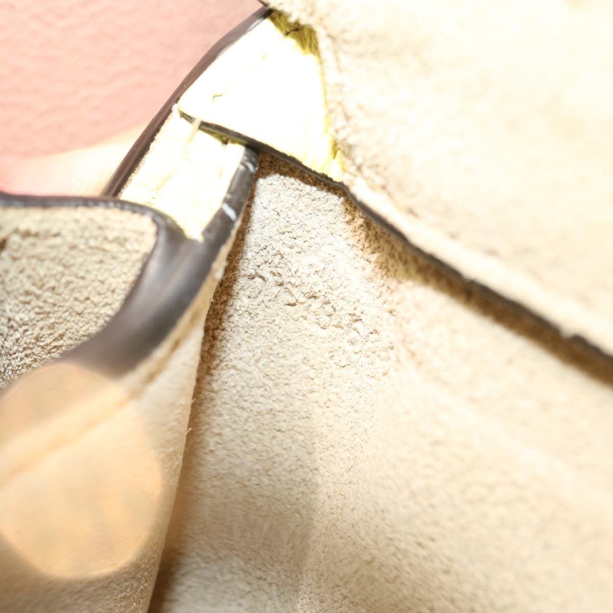 Chloé Chloe Pixie Crossbody Bag Leather and Suede Small Geel