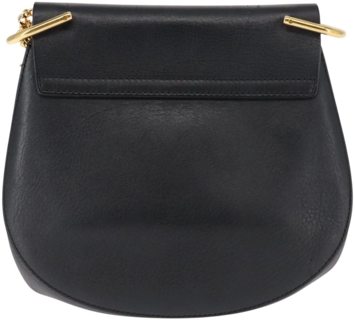 Chloé Chloe Drew Shoulder Bag Leather Mini Zwart