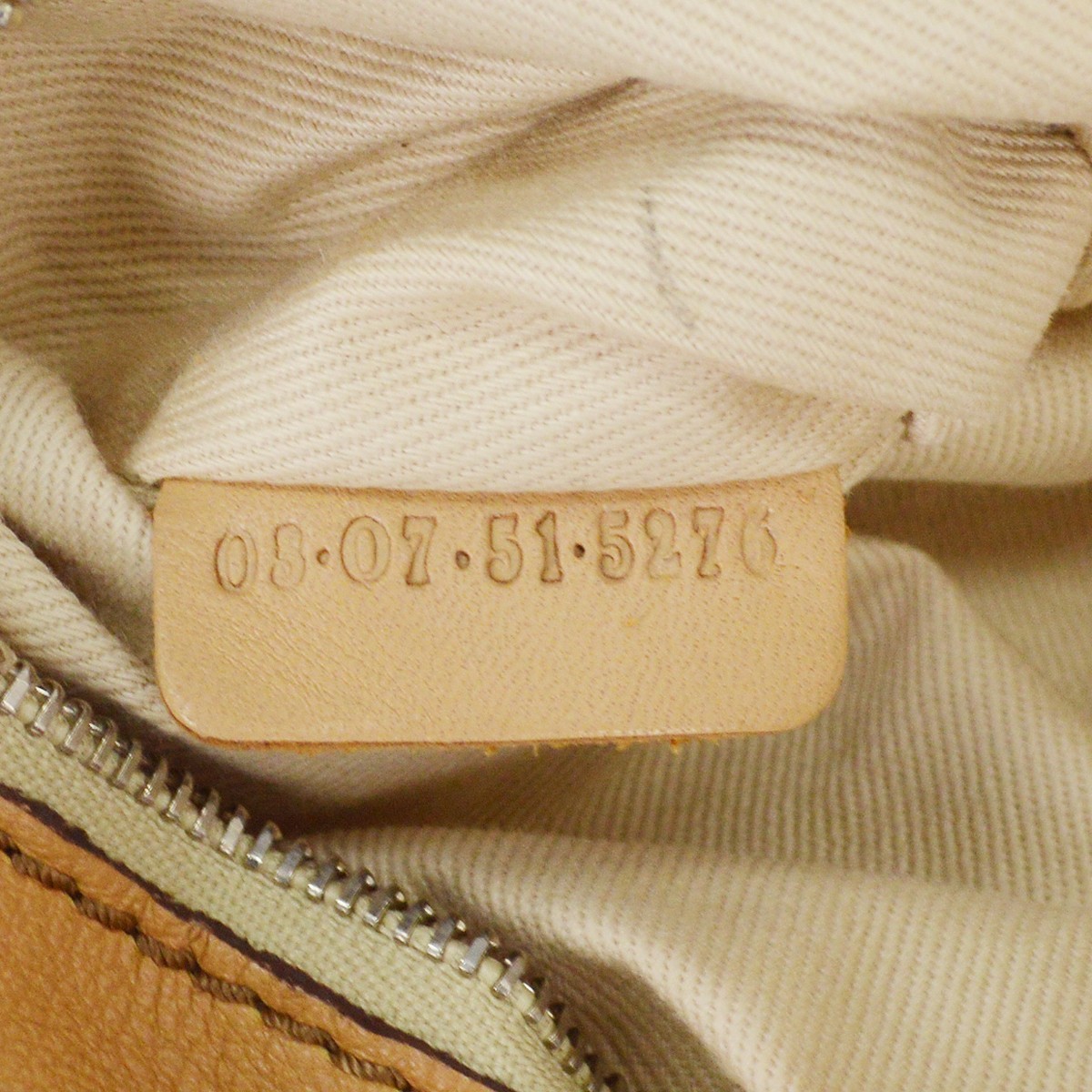 Chloé Chloe Paddington Lock Handbag Leather Medium Beige