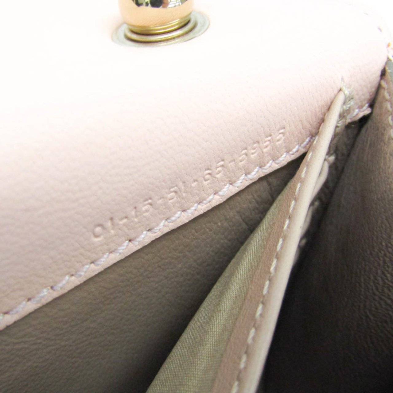 Chloé Chloe Bow Detail Wallet on Chain Leather Roze
