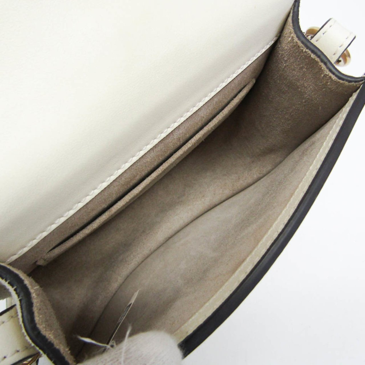 Chloé Chloe Nile Crossbody Bag Leather Small Beige