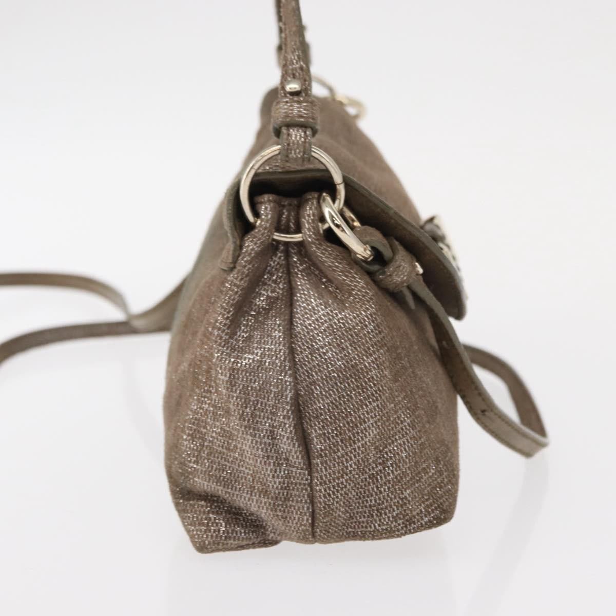 Chloé Chloe Lily Handbag Canvas Zilver