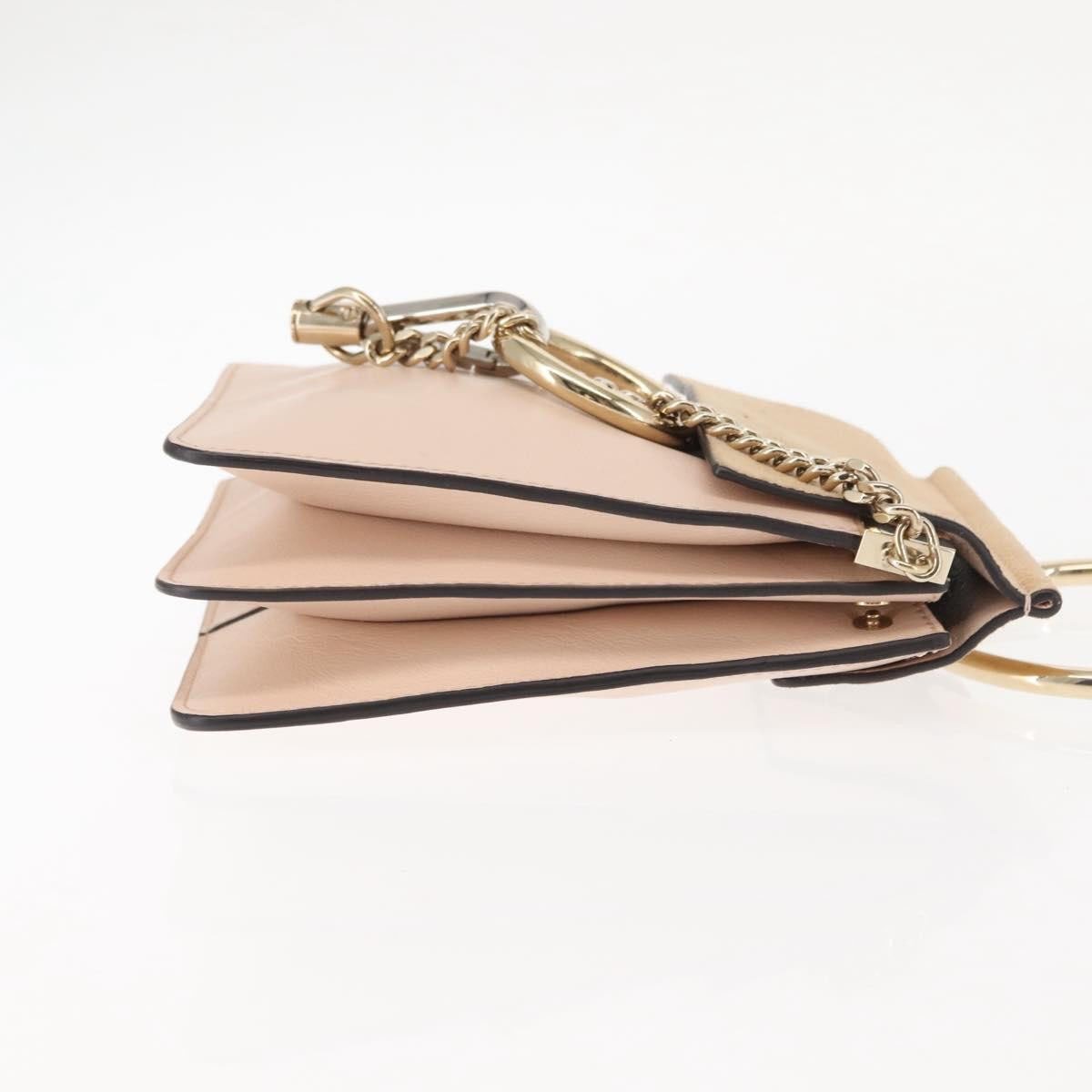 Chloé Chloe Faye Bracelet Crossbody Bag Leather and Suede Mini Roze