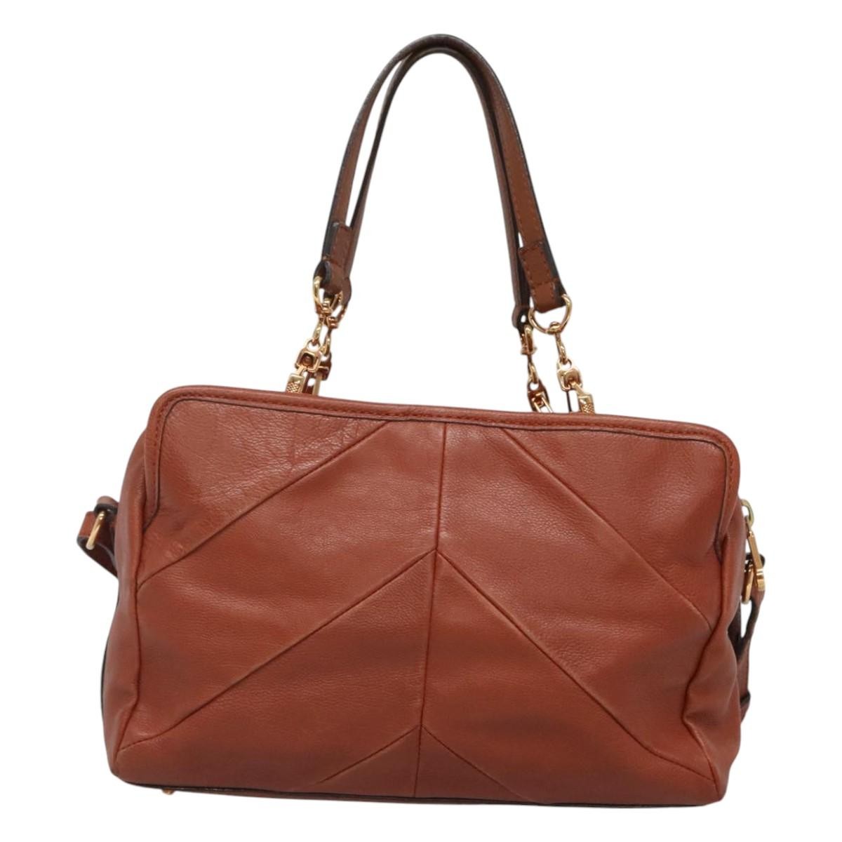 Chloé Chloe Elsie Satchel Leather Bruin