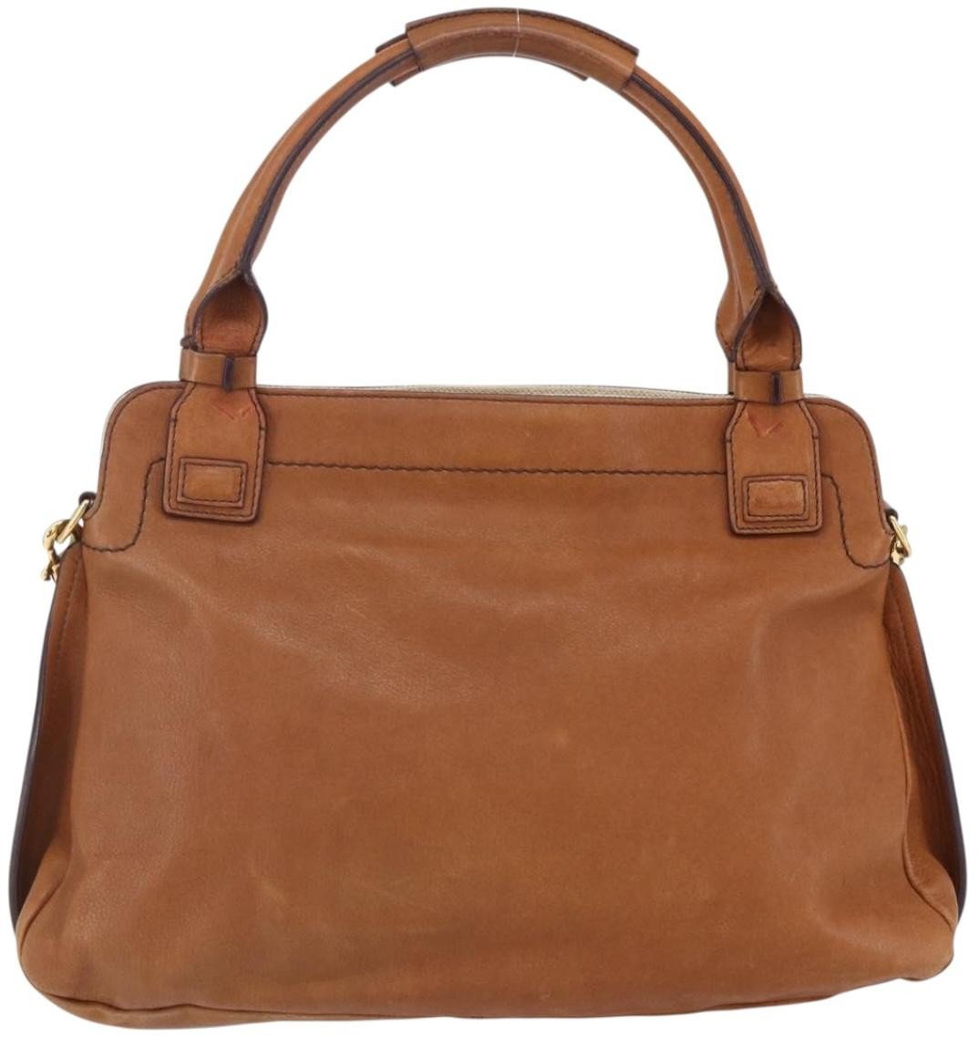 Chloé Chloe Margaret Handbag Leather Bruin