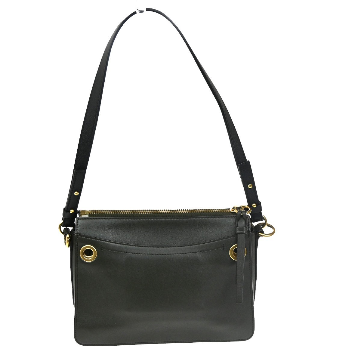 Chloé Chloe Roy Shoulder Bag Leather Small Zwart