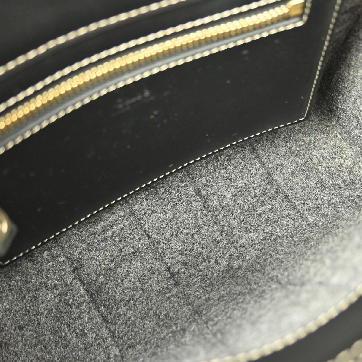 Chloé Chloe Woody Convertible Tote Recycled Felt with Leather and Canvas Grijs