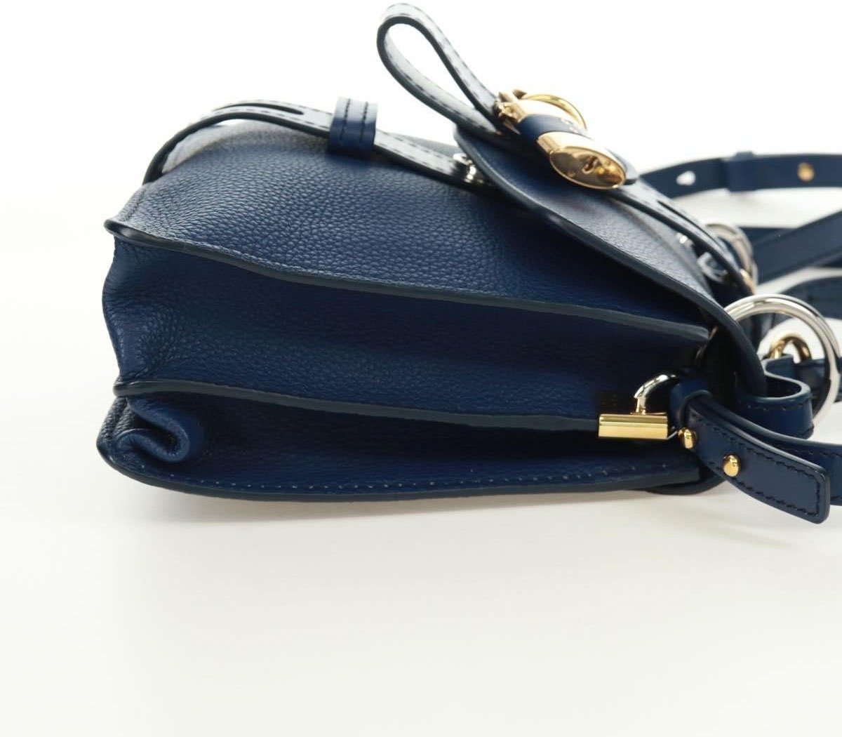 Chloé Chloe Aby Day Bag Leather Small Blauw