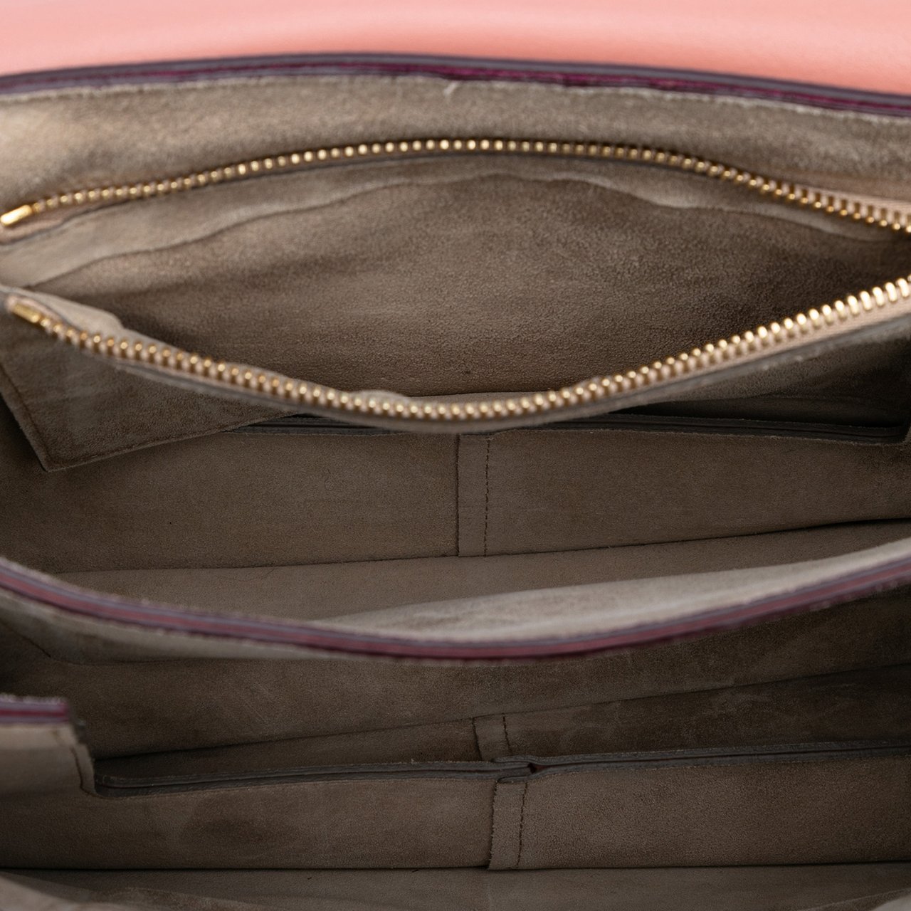 Chloé Medium Calfskin and Suede Faye Crossbody Roze