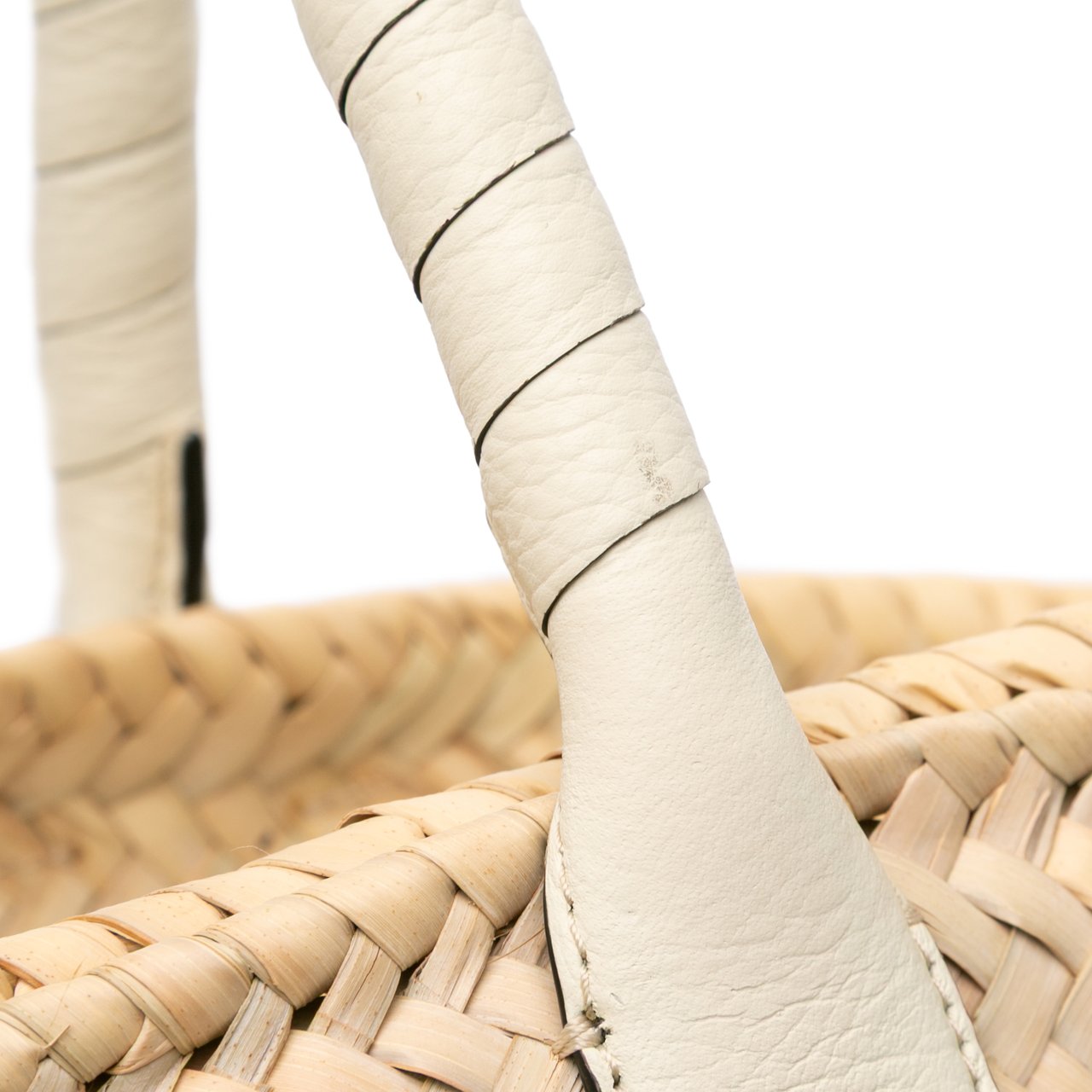 Chloé Medium Raffia Marcie Basket Tote Bruin