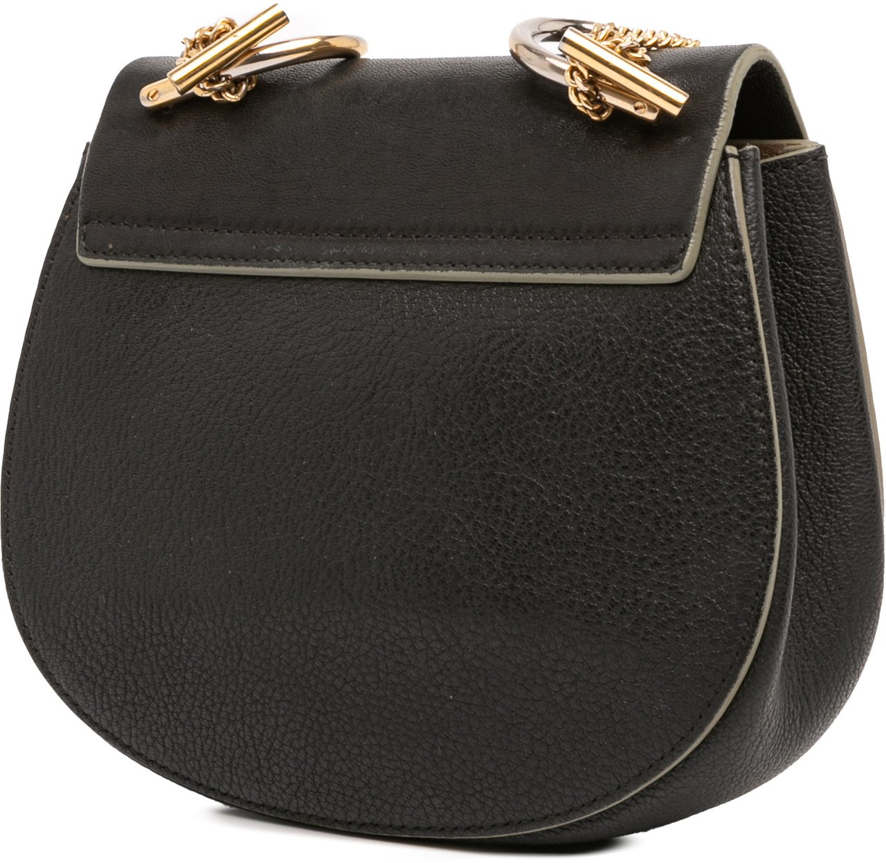 Chloé Mini Leather Drew Crossbody Zwart