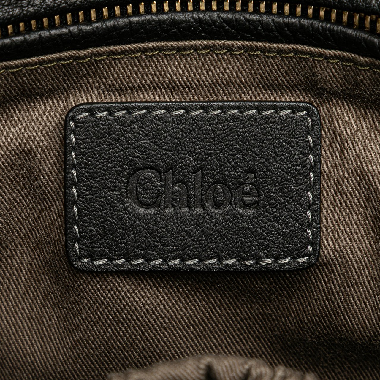 Chloé Medium Leather Marcie Satchel Zwart