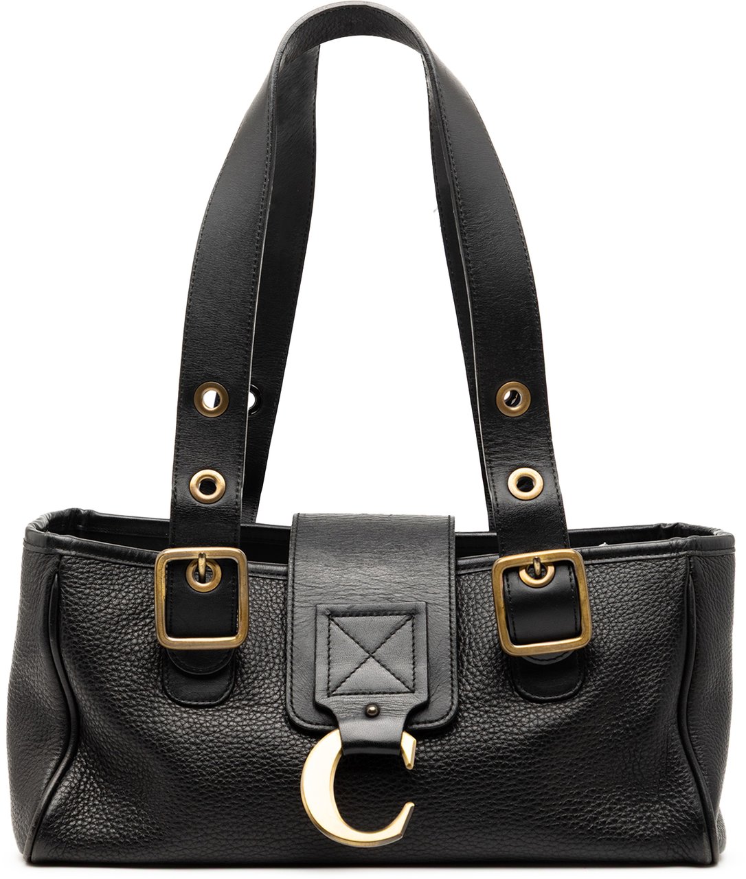 Chloé Leather Shoulder Bag Zwart