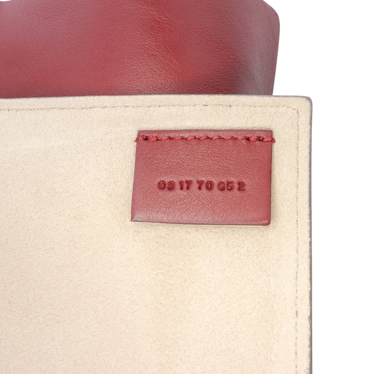 Chloé Medium Calfskin and Suede Faye Crossbody Rood