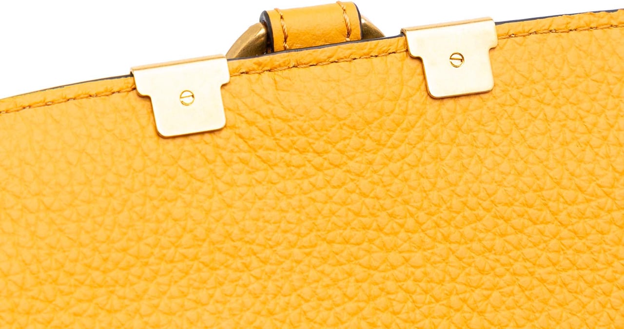 Chloé Medium Raffia Marcie Basket Tote Bruin