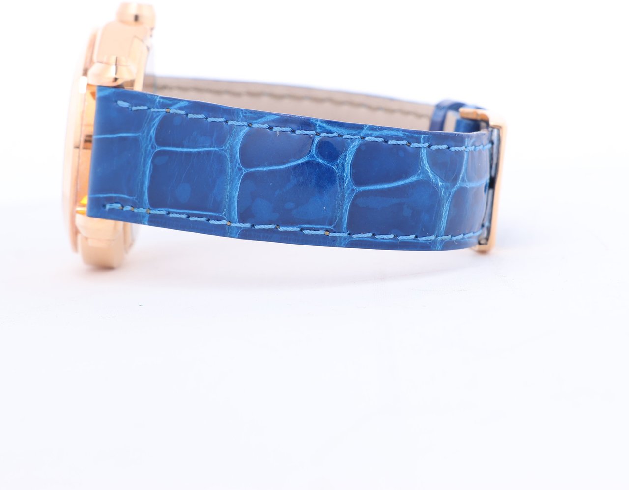 Chopard Chopard Happy Sport 277471-5001 Leather x RG QZ Silver-Face Watch Zilver