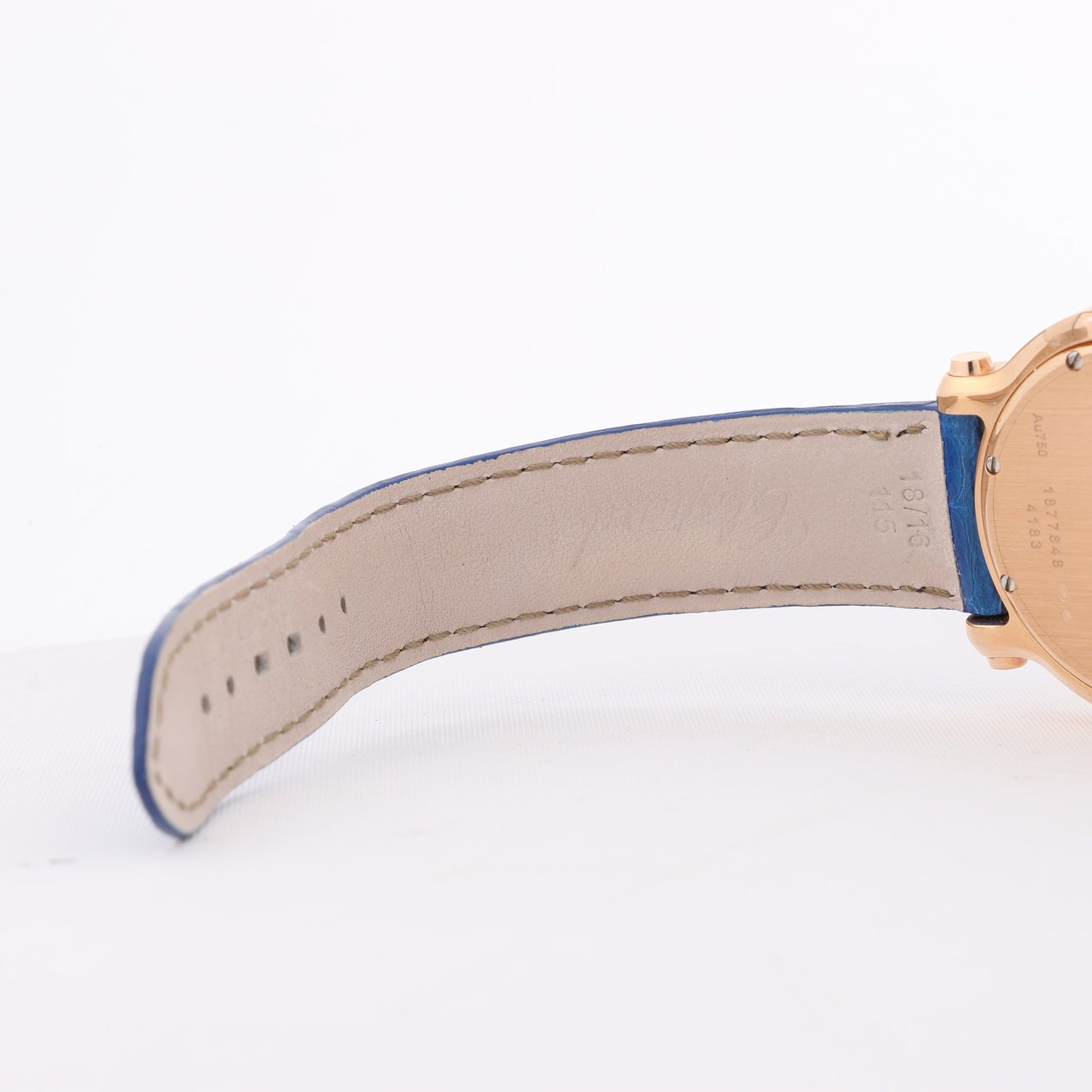 Chopard Chopard Happy Sport 277471-5001 Leather x RG QZ Silver-Face Watch Zilver