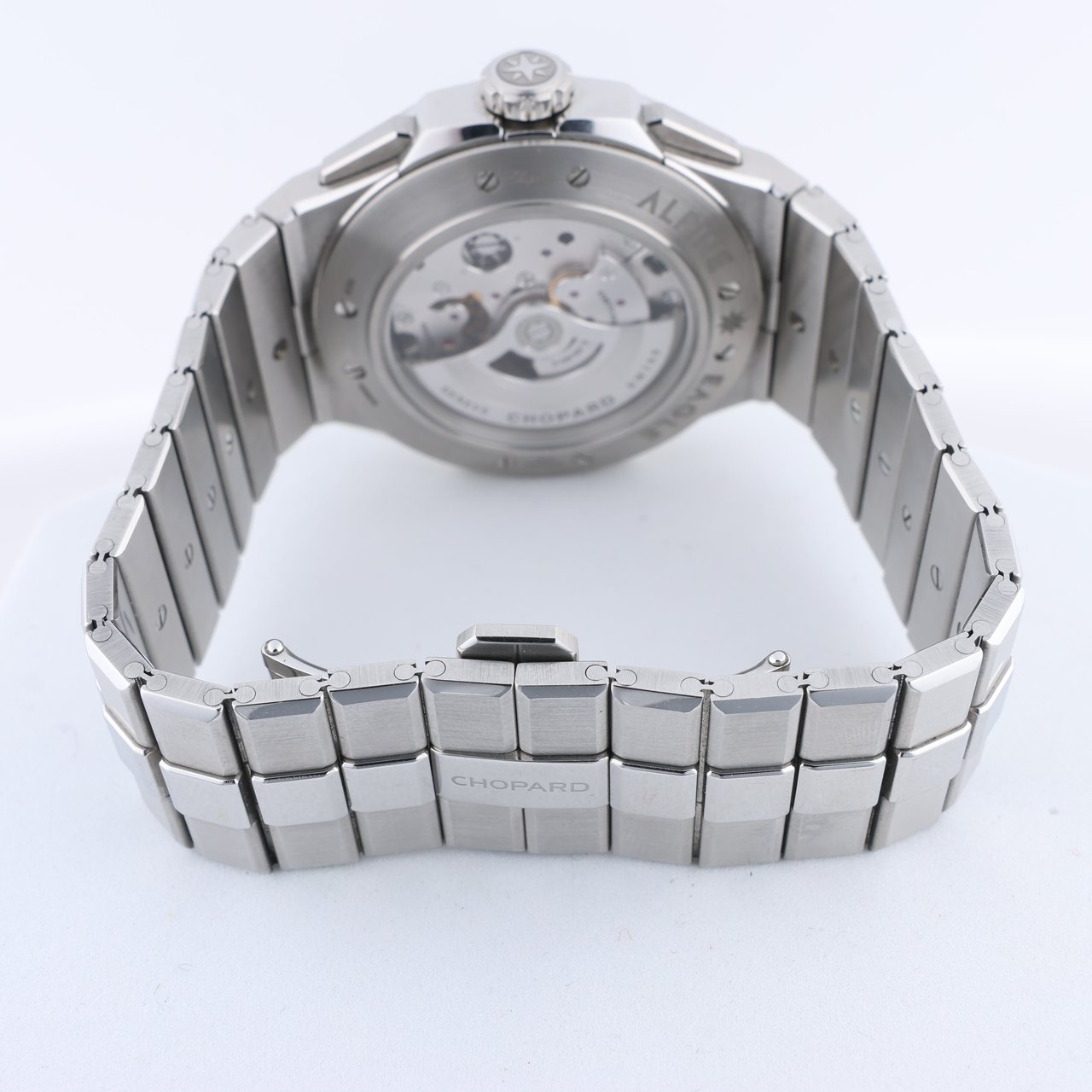 Chopard Chopard Alpine Eagle XL Chrono 298609-3001 SS AT Blue-Face Watch Blauw