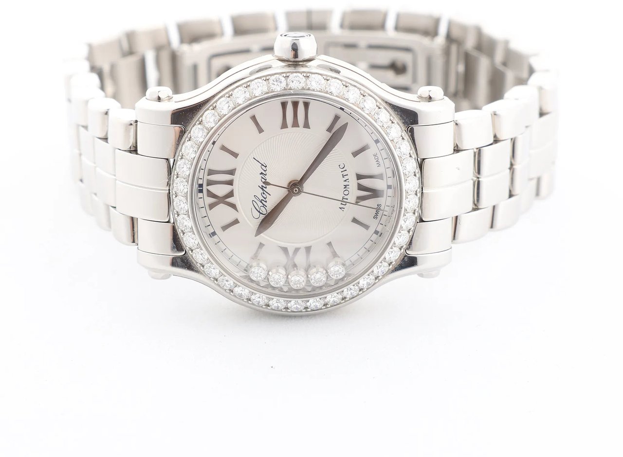 Chopard Chopard Happy Sport 278573-3004 1913716 SS AT Watch with White Dial Divers