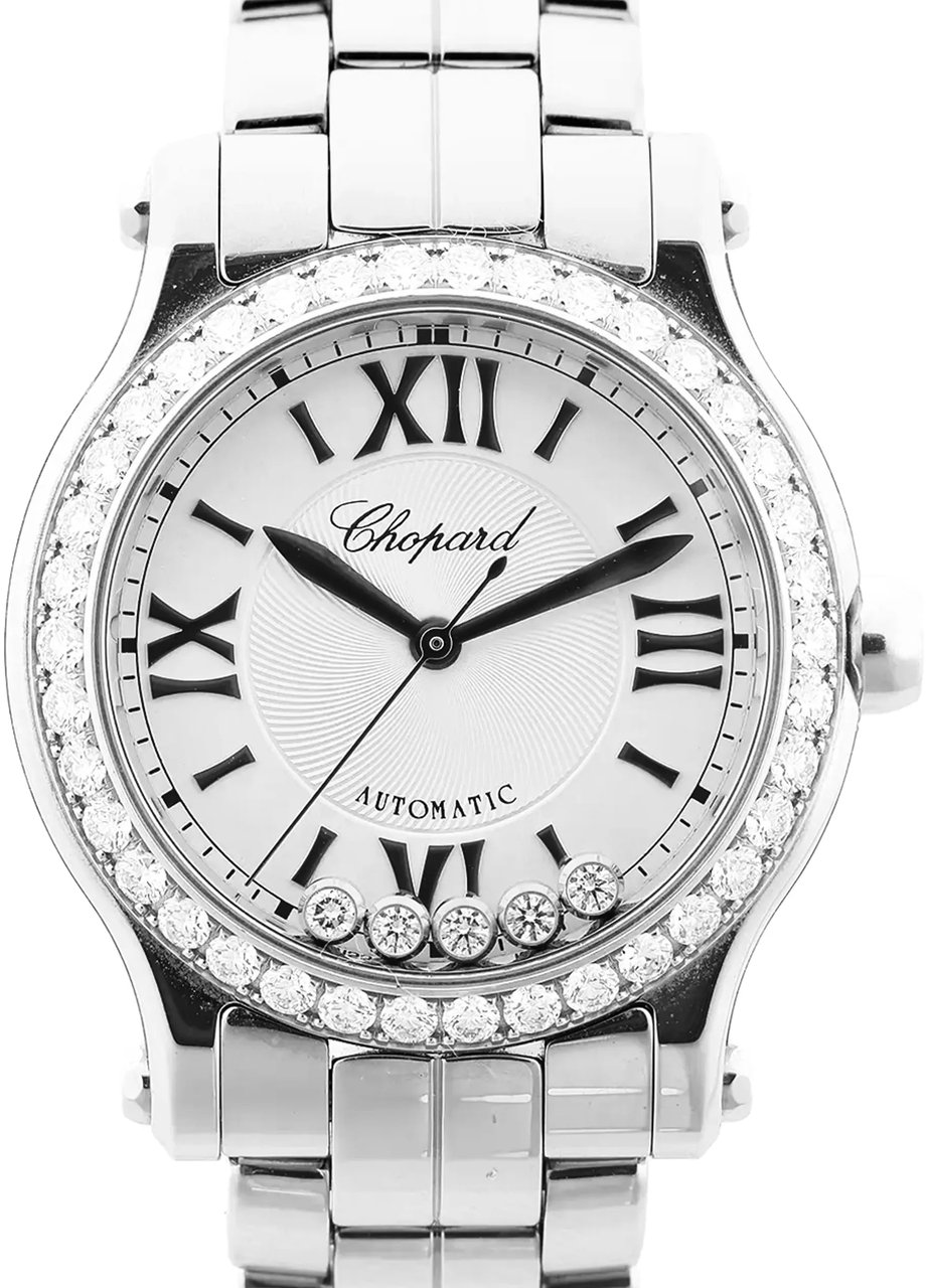 Chopard Chopard Happy Sport 278573-3004 1913716 SS AT Watch with White Dial Divers